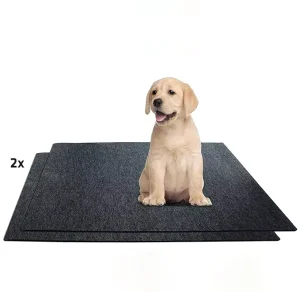 0.5cm Thickness Waterproof Wear resistant Printed Polyester Mat Puppy Pad Dog Floor Carpet Pet Mats For Kennels