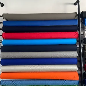 0.7*0.7 Anti Static T C Twill Workwear Fabric Dyed Polyester Cotton Grid Woven Technique for Work Jacket Meeting Strict
