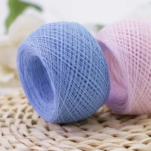 1 15NM 100% Polyester Yarn Lightweight Durable Soft High Strength Knitting Crochet Weaving Garment Textile Upholstery Use