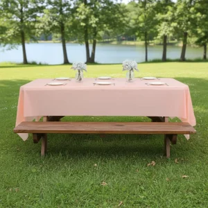 1 5 10pcs Eco Friendly Microfiber Fabric OEKO TEX Certified Plain Waterproof Oil resistant Disposable Tablecloth Outdoor Picnics