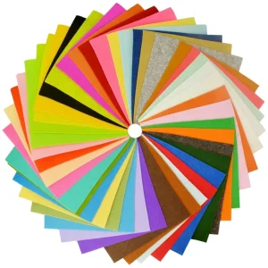 1 5mm Thick Colorful DIY Polypropylene PP Spunbond Soft Felt Breathable Non Woven Microfiber Fabric Lightweight Plain Projects