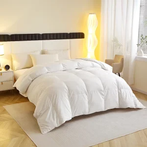 1 Piece Washable All Season Lightweight Duck Feather Comforter for Home Bedding