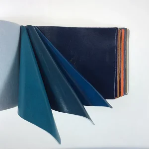 1.2 1.3mm Dark Blue Pvc Leather Fabric Rolls Pvc Leather Stock for Luxury Bed Textiles Leather Products