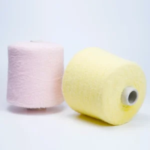 1.3cm Furry 100% Nylon Feather Yarn Imitation Mink Hair Yarn Fancy Sweater Yarn For Knitting