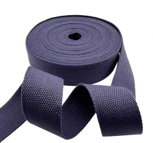 1.5 Inch Heavy 100% Cotton Eco Friendly Woven Webbing Straps for Bags Tote Bags Cloth Belts & Outdoor Supplies
