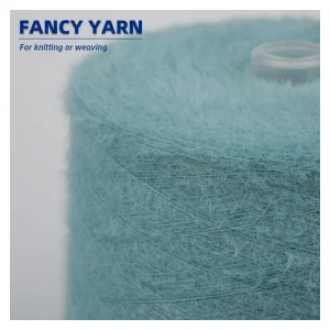 1.5cm Premium Nylon Faux Mink Fancy Yarn for Luxury Knitting & Home Textiles Gold Supplier