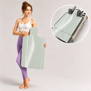 1.5mm Studio Fitness Training Gym Professional Suede Natural Rubber Marble Texture Color Block Non Slip Pilates Reformer Mat