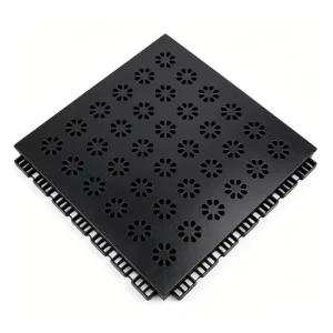 1.6cm Thick TPE Interlocking Sports Floor Tiles Happiness Flower for Kindergarten & Sports Venues