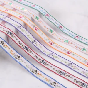 1.8 cm Embroidered Decorative Ribbon Garment Accessory Embroidered Jacquard Ribbon Ethnic-style Bag Strap