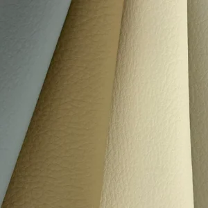 1.8mm Ostrich Grain Litchi Texture Heavy Duty PVC Leather Vinyl Fabric Material for Furniture Upholstery Bags Luggage Table Mats