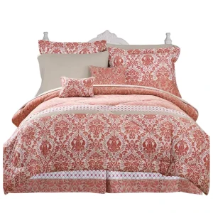 10 Piece Bedding Comforter Set for Bedroom Printed Soft Brushed Fabric 100% Polyester 40 Modern Reactive Printing