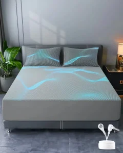 10% Pure Silver 90% Cotton Grounded Conductive Bed Sheets Grounding Fitted Sheet Set