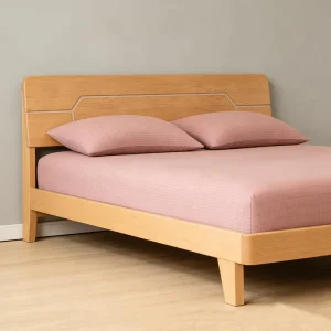 10% Silver Fiber 90% Organic Cotton Grounding Flat Fitted Sheets Plaid Style Earthing Bed Sheet Bedding for Healthy Sleep