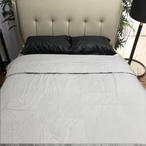 10% Silver Fiber Duvet Cover Double-Sided Conductive Soft Cotton Antibacterial for Home