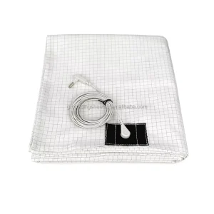10% Silver Fiber Grounding Sheet Conductive Cotton Bedding with Low Resistance Design