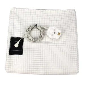 10 Silver Fiber UK Factory Direct Grounding Bed Sheet Silver Fiber Conductive Grid Bedding with Custom Sizes