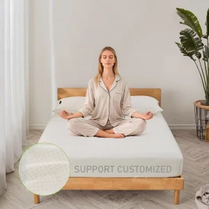 10% Silver Mesh EU All Size Conductive Fitted Grounding Bed Sheets With Earthing Cord for Energy boost with OEKO Certified