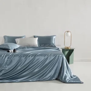 100% 6A Pure Silk 22MM Duvet Cover Sets 4-PC Luxury Bedding Set OEKO-TEX Certified All-Season Wedding Four-piece Kit