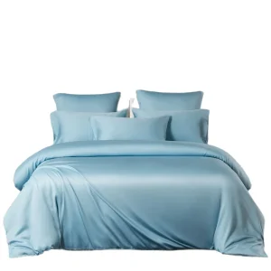 100% Bamboo Fiber Duvet Cover Set Simple Woven Techniques OEKO TEX Certified Antibacterial Summer Special Bed Sheet