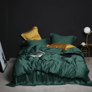 100% Bamboo Natural Fabric Bedsheet Comforter Set
