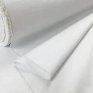 100% Combed Cotton Shirts Fabric 40S*40S 130GSM POPLIN for Man Shirting Fabric Dyed Woven Man T shirt Fabric White