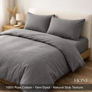 100% Cotton 200TC Super Soft Comfortable Chic Lightweight 3 PCs Home Bedding Set No Comforter