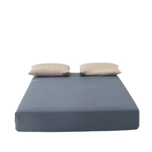 100% Cotton 40S Fitted Sheet Solid Bed Soft Mattress Cover Colorful 180*200 Lazy Style Home Textile 1PC Fitted Sheet Solid Brief