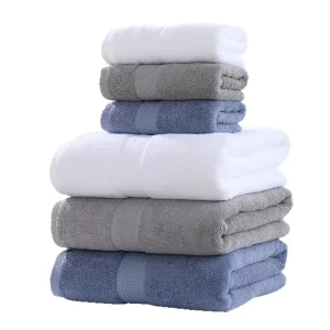 100% Cotton Bath Towel Extra Large Thick Absorbent Towels for Hotel and Home Use