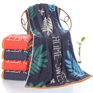 100% Cotton Beach Towels Custom Design Reactive Printed Large Oversized Jacquard Logo Beach Towel