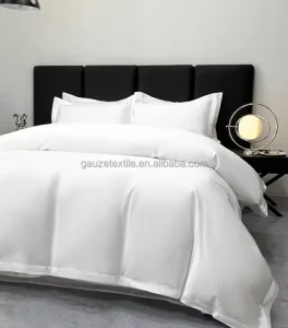 100% Cotton Bedding Set Hotel Quality 4 Piece Bed Sheet Set Soft Breathable Durable