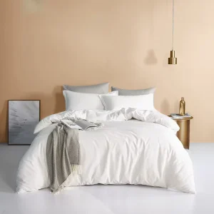 100% Cotton Bedding Sheet White Bed Sheet Set Queen King Size 200 Thread Count Hotel Size Bed Sheet Duvet Cover