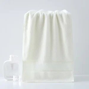 100% Cotton Beige Hair Drying Towel Microfiber Spa Towel for Home Hotel