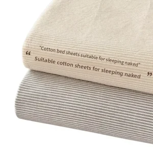 100% Cotton Breathable Modern Minimalist Bed Sheet Three Piece Set Twill Pillowcases Nantong Bedding Single Piece Duvet Cover