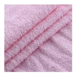 100% Cotton Combed French Terry Double Side Woven Cotton Toweling Fabric for Bath Towel Bathrobe Cotton Fabric Roll