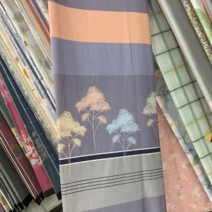 100% Cotton Combed Woven Plain Printed Fabric For Home Bedding And Bedsheets New Style For Girls And Boys