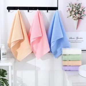 100% Cotton Comfortable Eco friendly Soft Hand and Face Towel Customized Bath Washcloths