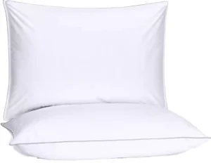 100% Cotton Cover Hotel Pillow Core White Polyester Fiber Filled Soft Bed Pillow for 5 Star Hotel & Home