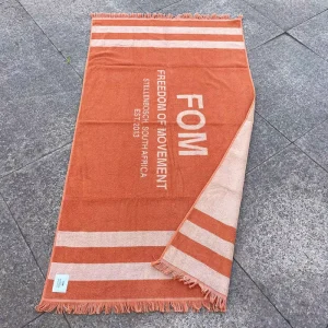 100% Cotton Custom Design Custom Woven Jacquard Beach Towel
