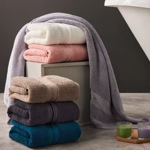 100% Cotton Custom Logo Hotel 35*75cm 140g 70*140cm 450g Face Towel 800g Luxury 80*160cm Gift Bath Towel Sets