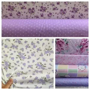 100% Cotton DIY Printed Fabric Woven Technique for Home Textile Use for Dresses Sofas Curtains Beddings