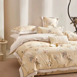 100% Cotton Duvet Cover Set Queen Size 4pcs Bedding Comforter Cover Set Cotton Duvet Cover