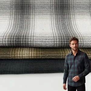 100% Cotton Eco Friendly Wicking Check Pattern Lightweight Fabric 175gsm 145cm Width Durable for Sportswear & Jackets