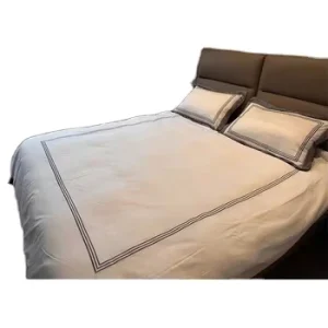100% Cotton Embroidery AB Version Hotel Family Use Bed Sheet Quilt Cover Pillowcase 4 Sets 3 Sets Custom Pattern Color