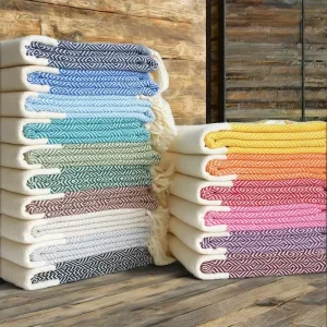 100% Cotton Extra Large Turkish Beach Towel Quick Drying Embroidered Oversized for Adults