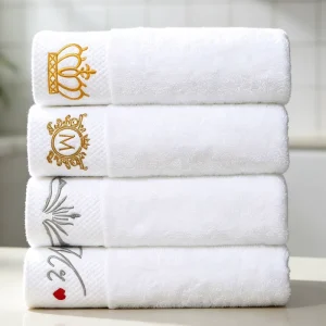 100% Cotton Face Towel Soft Skin Friendly High Absorbent Lint Free High Quality Large Size Bathroom Bath Towel Cotton Towel