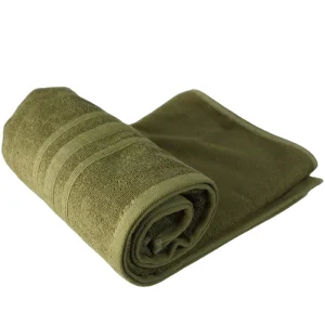 100% Cotton Fast Water Absorption Bath Towel Sheets Army Green Body Towel