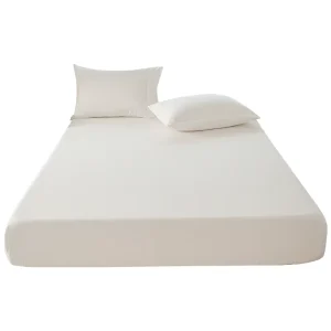 100% Cotton Fitted Sheet + Deep Pocket / Full Elastic / Soft Breathable + Size + Color
