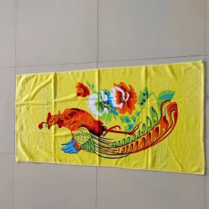 100% Cotton High Quality Digital Printed Beach Towel Super Soft Reactive Printed Super Absorbent Beach Towel