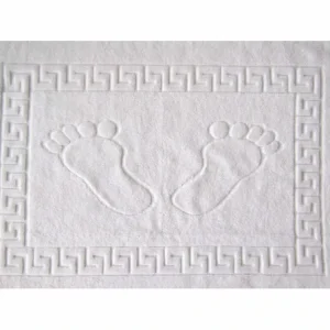 100% Cotton Hotel Bath Mat Soft Absorbent Non Slip Floor Towel for Bathroom Spa Resort