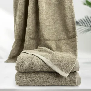 100% Cotton Hotel Bed Linen Bath Towels Set Custom Embroidered Printed Logo 5 Star Hospitality Supplies Solid Color